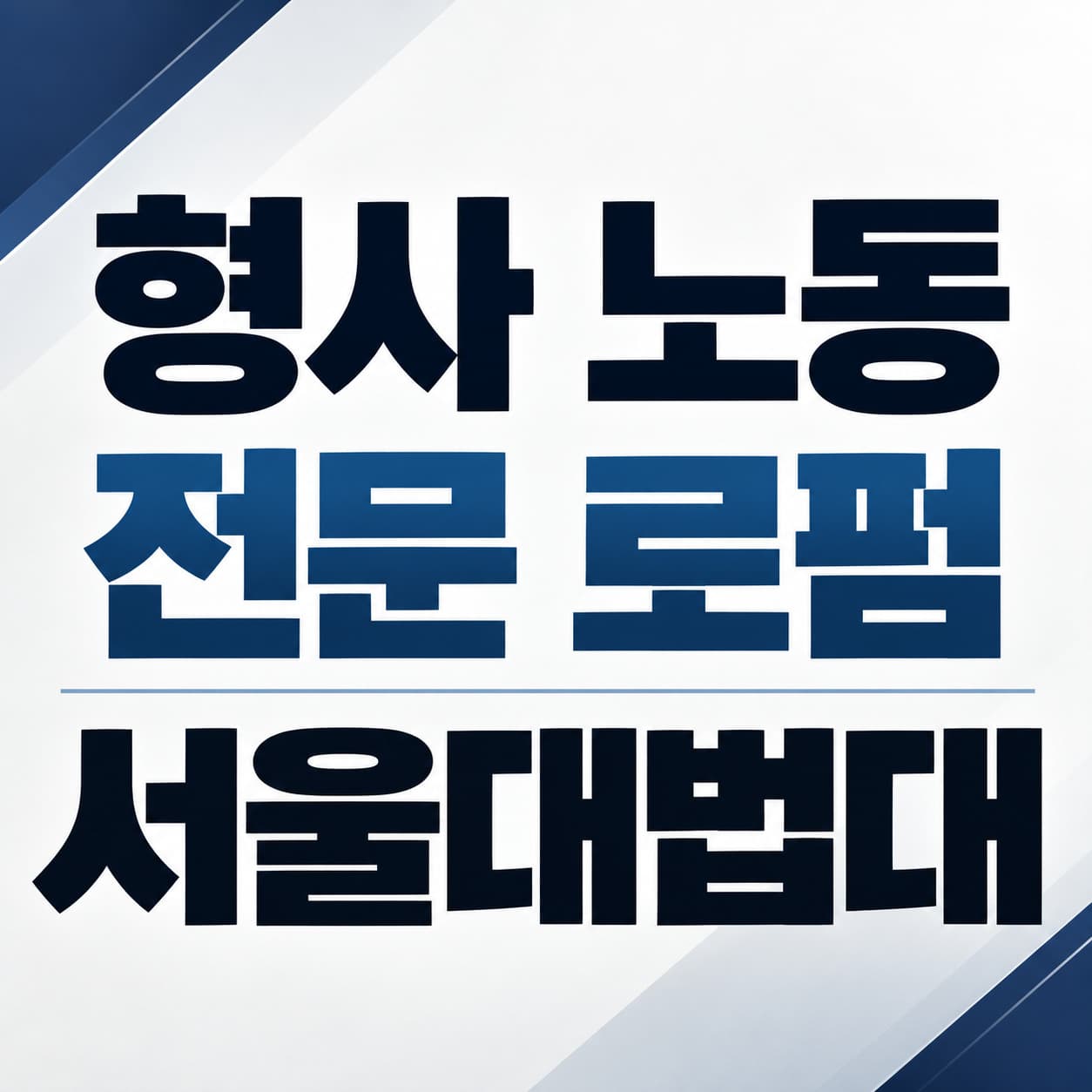 형사 노동 전문 로펌 서울대법대